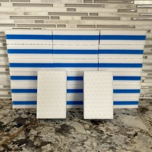 20 PACK BLUE Melamine Magic Sandwich Sponge Eraser Heavy Duty Extra Durable NEW - Picture 1 of 4