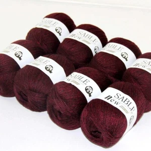 AIPYARN 8X50gr Super Soft Pure Cashmere Blankets Fine Hand Wool Crochet Yarn 23 - Picture 1 of 12