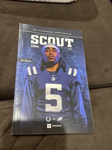 2022 Eagles At Colts Game Day Program — Stephon Gilmore - Picture 1 of 2