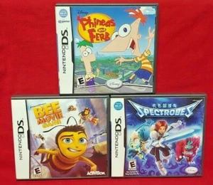 Disney Phineas, Bee Movie Game, Spectrobes  - Game Lot Nintendo DS Lite 3DS 2DS - Picture 1 of 1