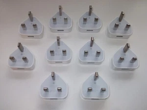 10X Genuine Apple A1399 USB Wall Charger Plug Adapter For iPod iPhone iPad - Picture 1 of 3