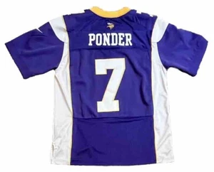 Christian Ponder — Minnesota Vikings Nike Stitched Jersey — Size 40 - Picture 1 of 5