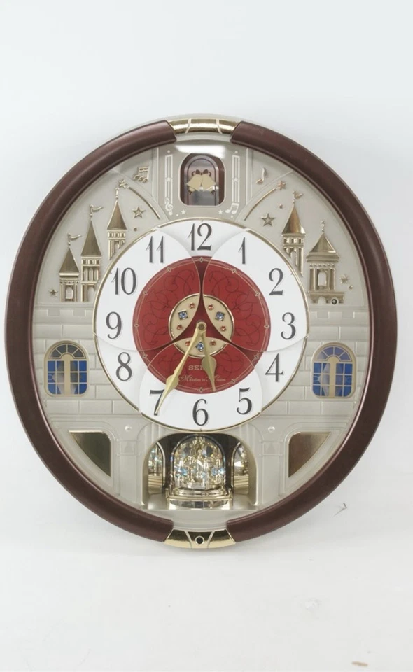 精工Melodies In Motion音乐挂钟披头士歌曲QXM134BR   — 第 1/4 张图片