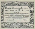 Sociedad Andalvza de Cementos Portland 1964 Sevilla Madrid 500 Pesetas Spanien