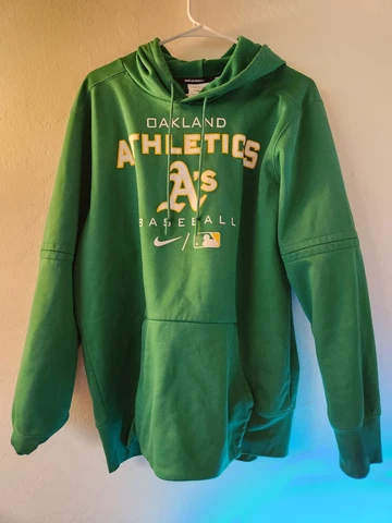 Nike Baseball Therma Fit Oakland Athletics Hoodie Mens Large Worn By Austin Cover