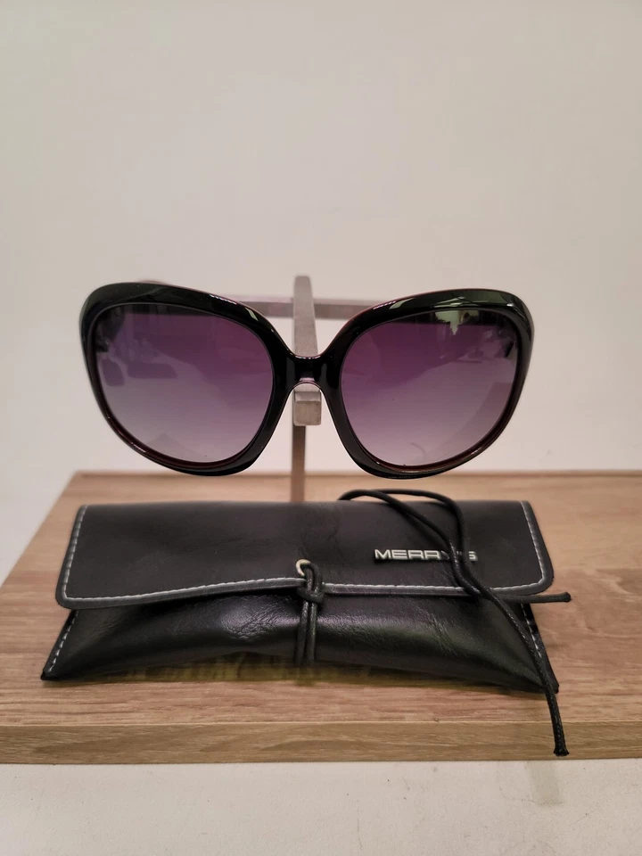 Gafas de sol Merry's de gran tamaño negras/rojas 62-18-128 Foto 1 de 4