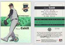 2008 TRISTAR PROjections Green Reflectives /50 Trevor Cahill #392
