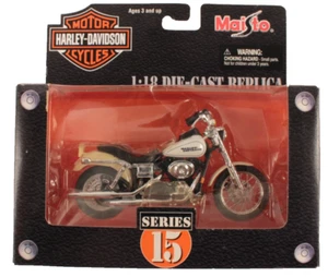 Maisto 1:18 Harley-Davidson Series 15 2002 FXDL Dyna Low Rider Motorcycle - Picture 1 of 3