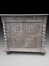 19th C Distressed Painted Cabinet