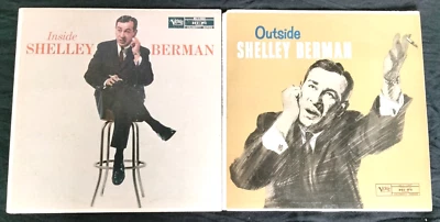 SHELLEY BERMAN 2 LP LOT 1959 INSIDE + OUTSIDE VERVE RECORDS VINYL LP 12"  COMEDY Foto 1 de 4