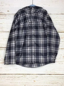 Lands End Boys Blue Plaid Windbreaker Jacket Size 5 - 6 EUC - Picture 1 of 7