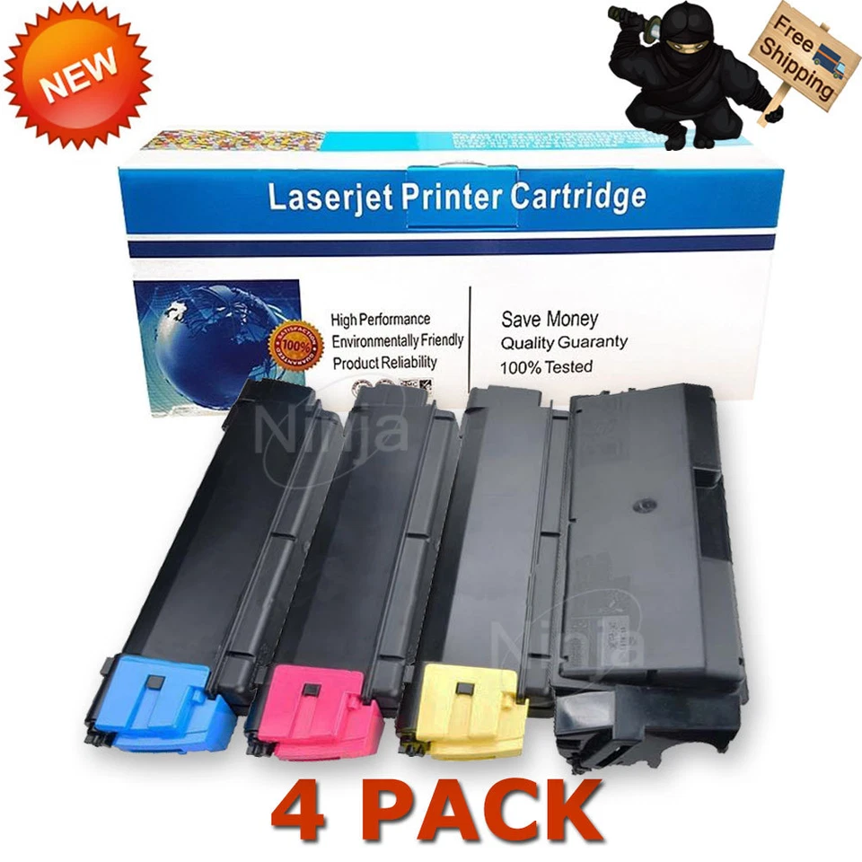 Cartucho de toner de alto rendimento 4 PK TK592 para Kyocera Mita FS-C2026MFP FS-C5250DN - Imagem 1 de 1