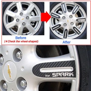 2011-2012 Spark 14inches Tire Carbon Wheels Mask Decal Sticker car - Picture 1 of 2