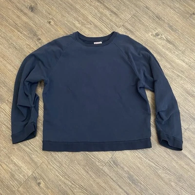 Organic by John Patrick Crew Neck Sweatshirt Black Size 1 Small - Image 1 of 3