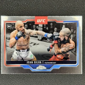 2025 Topps UFC Chrome Refractor Jean Silva Rookie Card #56 - Picture 1 of 2