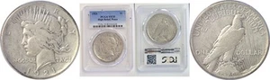 1921 $1 Peace Dollar - PCGS VF-35 - Picture 1 of 3