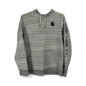 Carhartt Clarksburg Graphic Sleeve Hoodie Relaxed Shadow Space Dye DAMEN LARGE - Bild 1 von 8