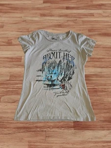 DISNEY Size M Grey Kiss The Girl Little Mermaid T-shirt - Picture 1 of 4