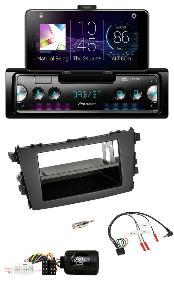 Pioneer USB Lenkrad Bluetooth DAB Autoradio für Suzuki Celerio LF ab 2014 - Bild 1 von 4