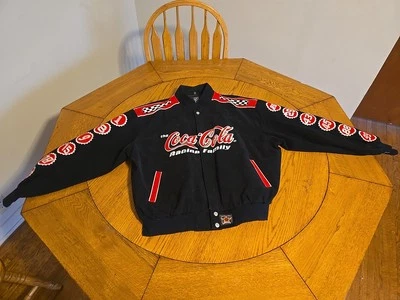 Chaqueta NASCAR JH Design Coca Cola Racing Family 2001-2002 Talla XXL Negra Foto 1 de 4