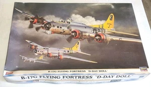 1:72 Hasegawa B-17G Flying Fortress D-DAY DOLL Limited Edition 02170 Model Kit - Picture 1 of 9