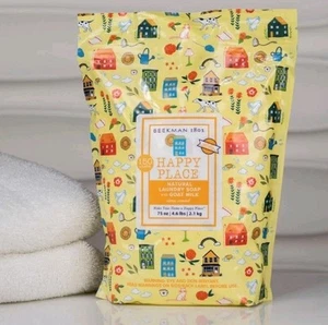Beekman 1802 Happy Place 150 Load 75 oz. Goat Milk Laundry Soap-Citrus-NEW - Picture 1 of 2
