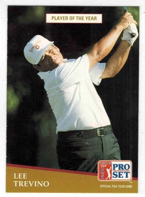 LEE TREVINO 1991 Pro Set Tarjeta PGA Tour #285 Foto 1 de 2