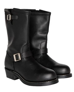 Brothers and Sons Men's Engineer Motorcycle Boot - Round Toe - CJ1320 - Picture 1 of 17