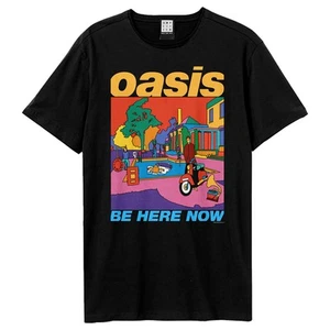 Amplified Unisex Adult Be Here Now Oasis T-Shirt GD2175 - Picture 1 of 6