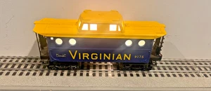 LIONEL # 9175 O AND 027 GAUGE VIRGINIAN LIGHTED CABOOSE - Picture 1 of 12