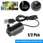 Mini Submersible Pump for Aquariums and Garden Fountains USB Power Low Noise