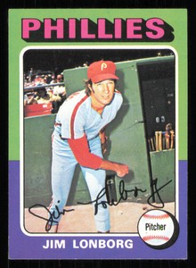 1975 Topps #94 Jim Lonborg - - - Near Mint