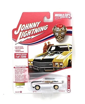 Johnny Lightning 1:64 1971 Buick GSX Lime Mist Poly Muscle Cars JLSP151 B Chase Foto 1 de 4