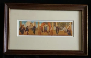 Maxfield Parrish’s “Old King Cole” ‘MINI’ Promotional Card Matted/Framed Cute ! - Picture 1 of 13