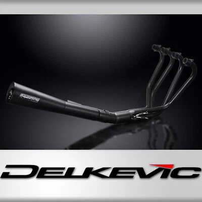 Silenciador megáfono negro cerámica escape completo Honda CB550K 1977-1978 4-1 Foto 1 de 4