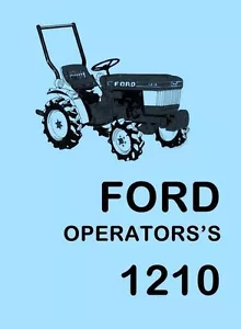 Manuale Operatore Proprietario Trattore Ford 1210 - Foto 1 di 1
