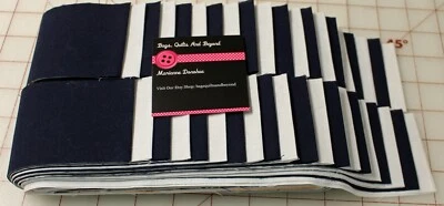 Jelly roll Solid Navy and White 40 strips(20 strips each color) 2.5 x 45 - Image 1 of 3