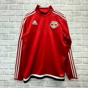 Adidas MLS New York Red Bulls Street Team Pullover Track Jacket Red Size Small - Picture 1 of 10
