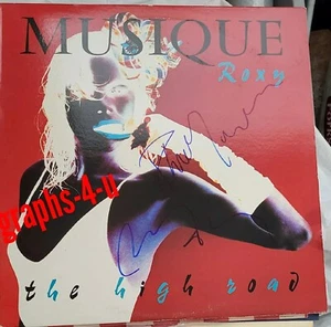 Autógrafo Roxy Music firmado por Brian Ferry Phil Manzanera certificado de autenticidad - Imagen 1 de 3