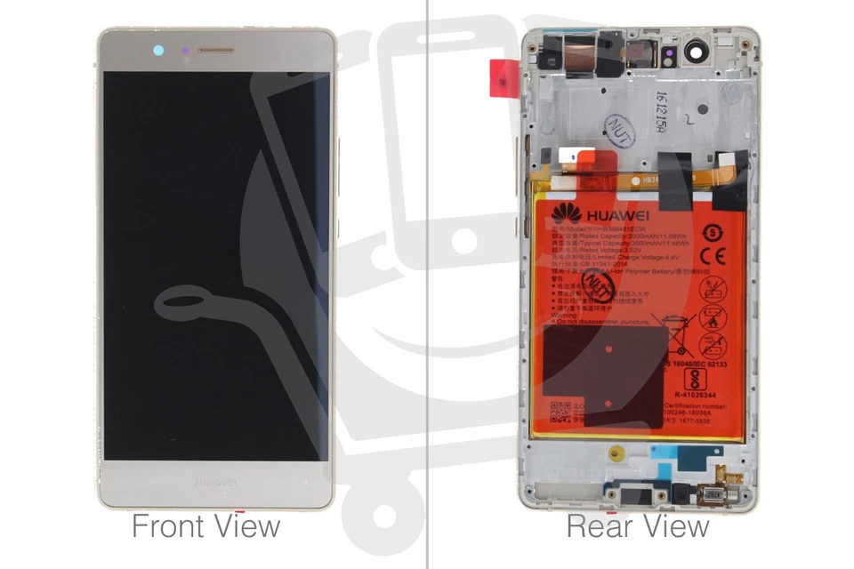Genuine Huawei P9 Lite Gold LCD Screen & Digitizer - 02350TMS - Image 1 of 1