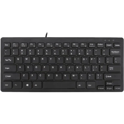 Adesso Slimtouch Mini Usb Keyboard Space 11.25 Wide 78 Keys  Model AKB-111UB - Image 1 of 4