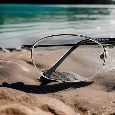 Timex T304 Stainless Steel Full Rim Metal Eyeglass Frame 48/20/130 - Image 1 of 4