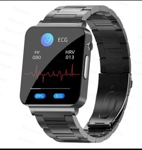 Smart Watch Smartwatch Men Heart Rate Temperature Blood Pressure Bluetooth New 2024 - Picture 1 of 32