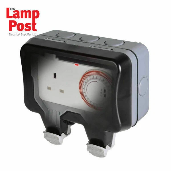 B&G WP23TM24 Electrical Nexus Storm Weatherproof Timer Controlled 13A Power Socket