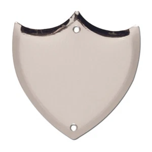 Trophy Side Shield (S022) - Silver / Chrome / (Metal) - Free Engraving & Pins - Picture 1 of 1