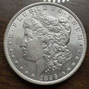 1896 Morgan Silver Dollar 14089 - Picture 1 of 11