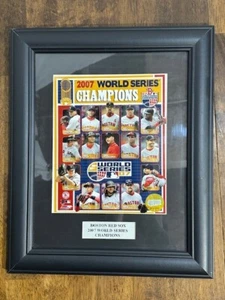 MLB 2007 World Series Champions Team Boston Red Sox Foto Bild gerahmt SL10 - Bild 1 von 3