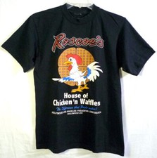 Roscoe's House of Chicken'n Waffles Black T-shirt size Medium
