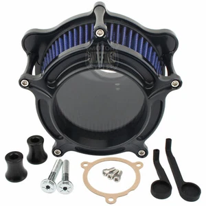 Black Air Cleaner Intake Filter For Harley 17-23 Road Glide Street Glide Softail - Picture 1 of 8