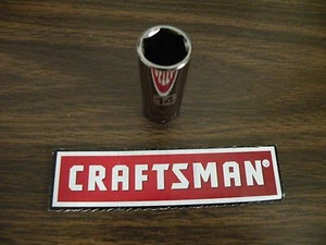 CRAFTSMAN 1/4" Dr. MÉTRICO - Doble Láser Grabado Profundo - Enchufe de 6 Pt - Cualquier tamaño... - Imagen 1 de 1